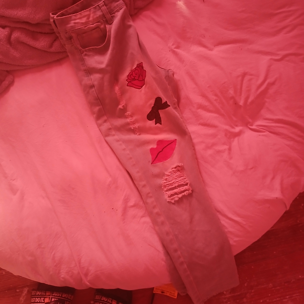 Generation Love Red Straight Jeans - Picture 2 of 2